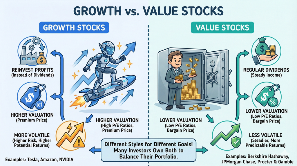 Growth Stock vs Value Stock
